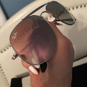 Ray Ban Pink Silver Aviators 🖤